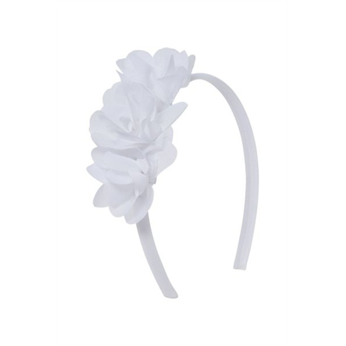 Mothercare White Triple Corsage Alice Band