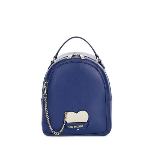 Love Moschino Borsa Calf Pu Blue Backpack