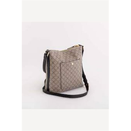 Carpisa Taupe Black Womens Crossbody Bag