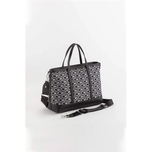 Carpisa Women Black/Grey Tote Bag