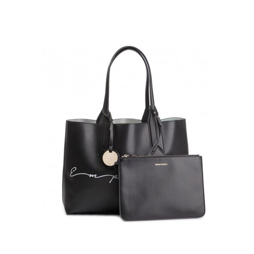 Emporio Armani Black Tote Bag