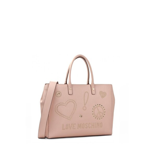 Love Moschino Borsa Calf Pu Light Pink Handbag
