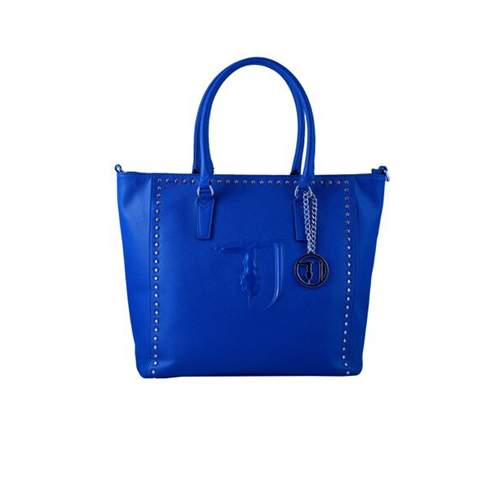 Trussardi Ecoleather Blue Handbag