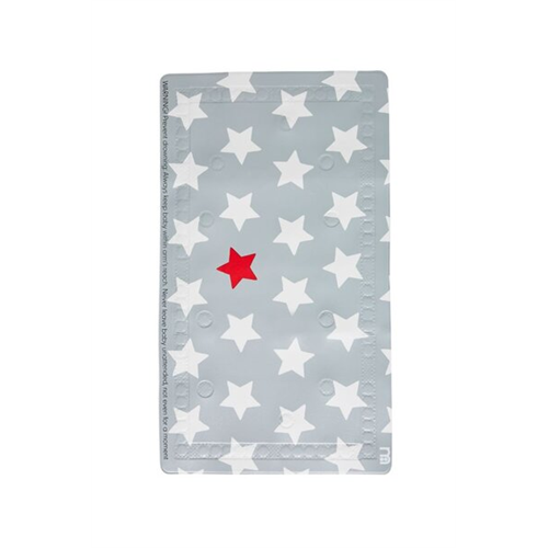 Mothercare Grey Star Non-Slip Bath Mat