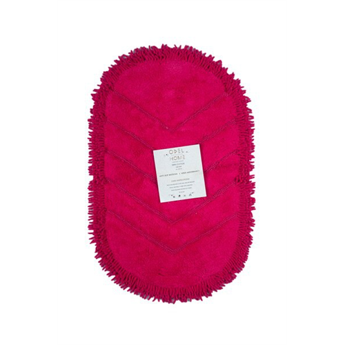 Odel Nonslip Bathmat Oval Pink 50x80cm