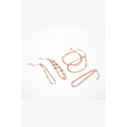 Backstage Rose Gold Set Of Bracelets