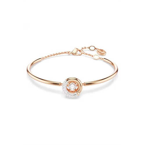 Swarovski Dextera White Crystal Rose Gold-tone Plated Bracelet