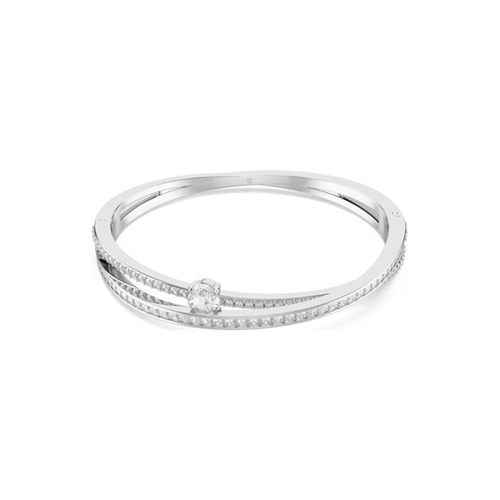 Swarovski Hyperbola White Crystal Rhodium Plated Bracelet