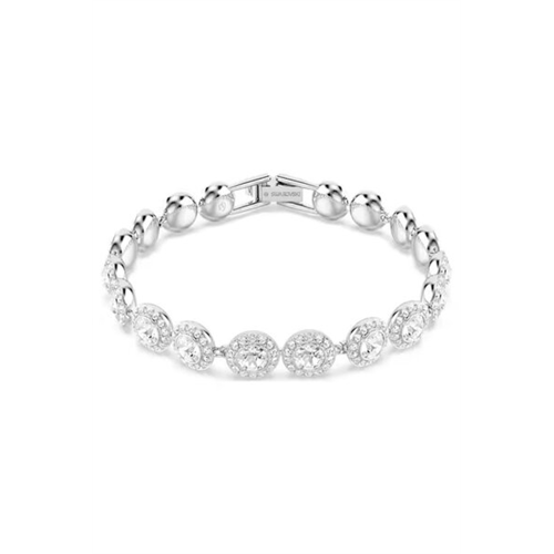 Swarovski Una Angelic White Crystal Rhodium Plated Bracelet