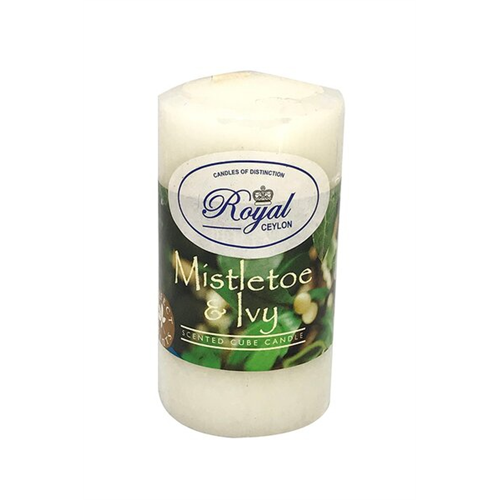 Odel Scented 2X4 Pillar Candle White Mistletoe