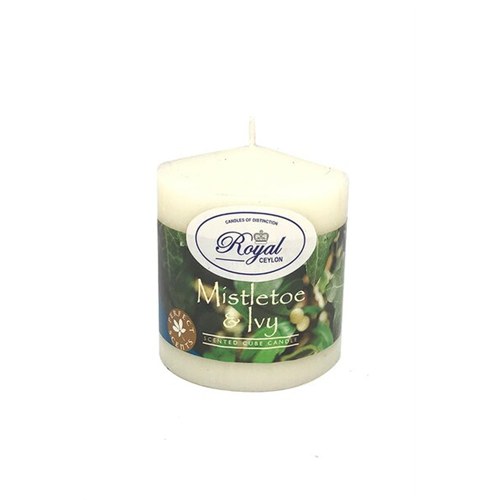 Odel Scented 3X3 Pillar Candle White Mistletoe