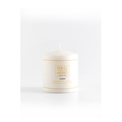 Odel White Classic 3X3 Candle