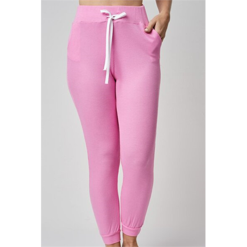 Biconic Pink Rib Jogger