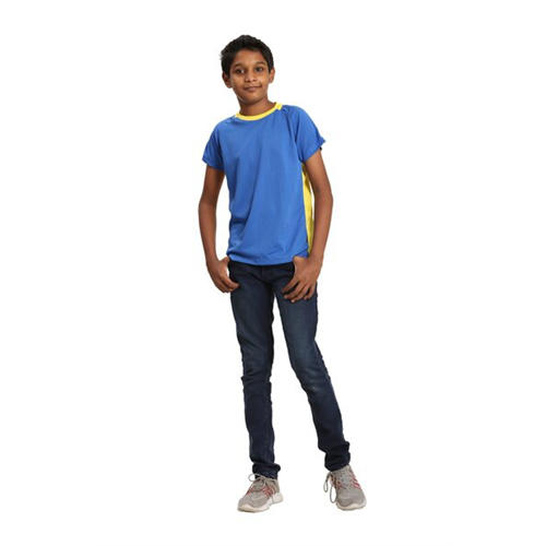 Boysenbear Solid Colour Crew Neck T-Shirt