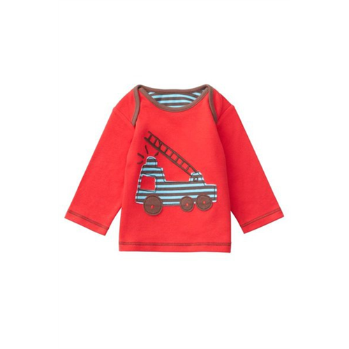 Mothercare Baby Red Sweat Long Sleeve Top