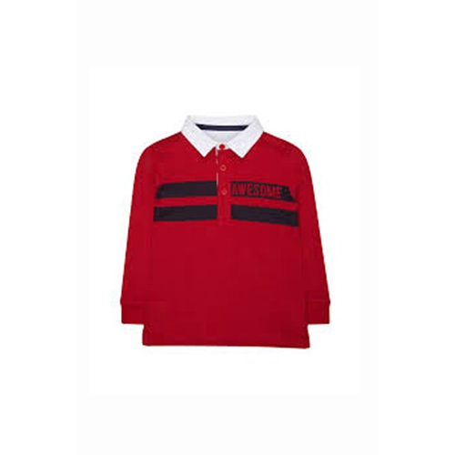 Mothercare Boy Red Stripe Long Sleeve T-Shirt