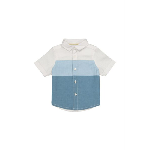 Mothercare Boys Navy Pop Panelled Shirt