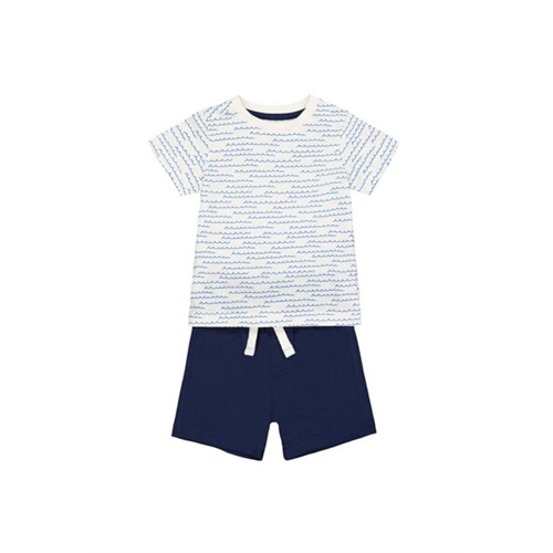 Mothercare Boys Wave T-Shirt & Short Set