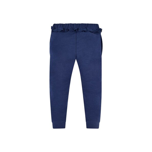 Mothercare Girls Blue Broderie Joggers