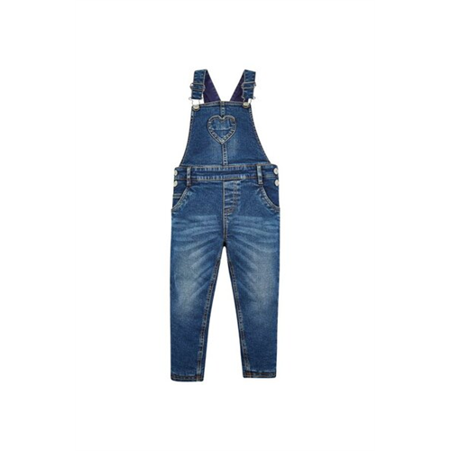 Mothercare Girls Denim Dungarees