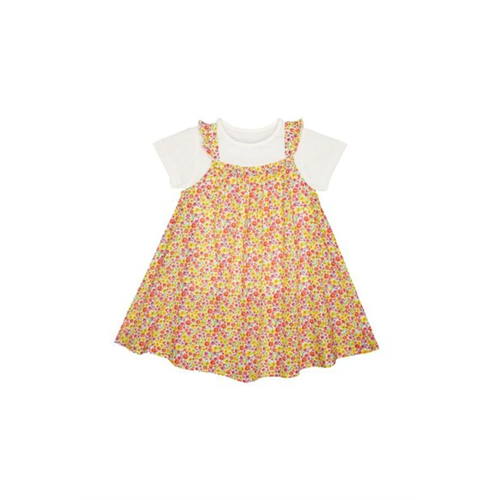 Mothercare Girls Floral Dress And T-Shirt Set