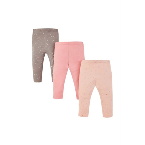 Mothercare Girls Leggings 3 Pack