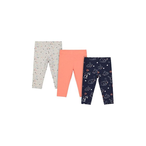 Mothercare Girls MC61 Leggings 3 Pack