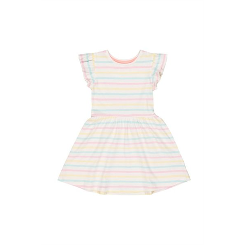 Mothercare Girls Pastel Striped Dress