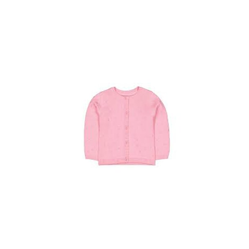 Mothercare Girls Pink Knit Glitter Stars Cardigan