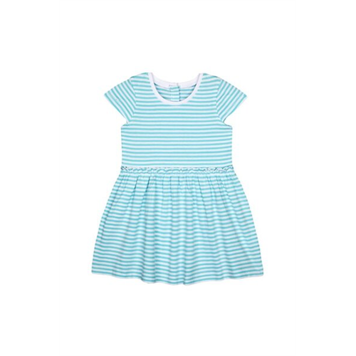 Mothercare Girls Stripe Flower Garden Jersey Dress