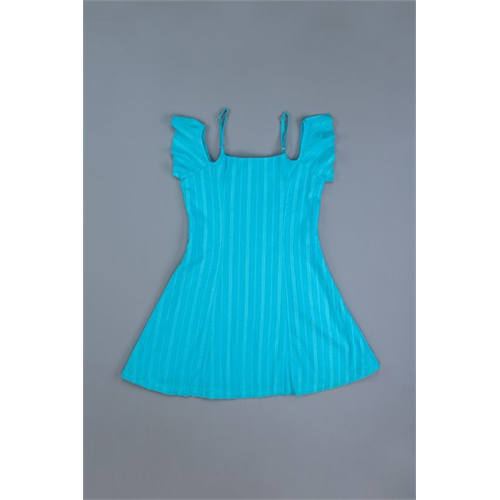 Pinkabelle Blue Stripe Mini Dresses
