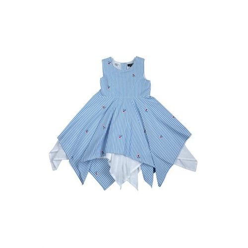 Pinkabelle Blue Stripe Mini Dresses