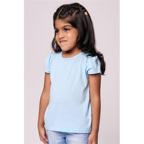 Pinkabuds Girl Light Blue Tshirts