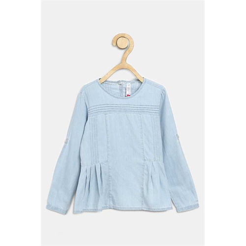 U.S. Polo Assn. Light Blue Long Sleeve Top