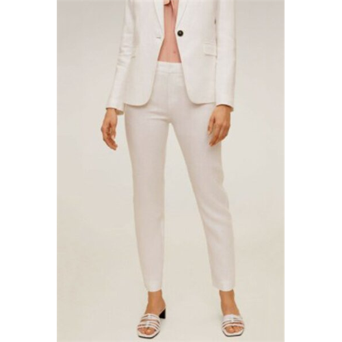 Mango White Skinny Trouser