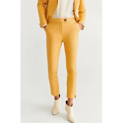 Mango Yellow Skinny Trousers