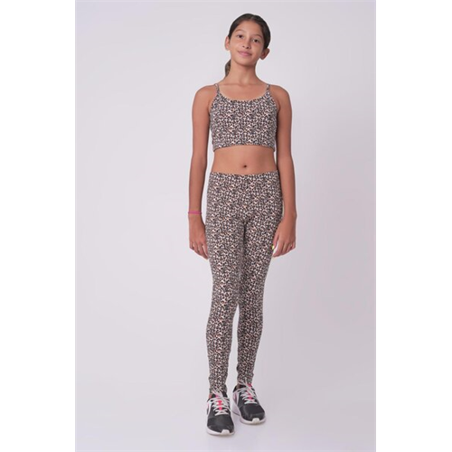 Odel Girls Activewear Leopard Spots Printed Tights