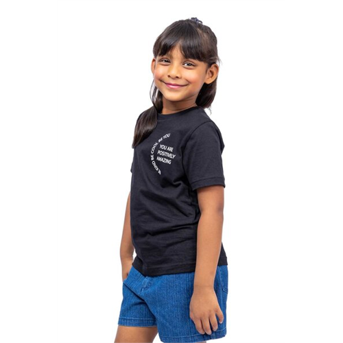 Odel Kids Unisex Black T-Shirt