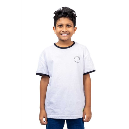 Odel Kids Unisex White T-Shirt