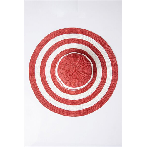 Odel Large Multi Striped Beach Hat