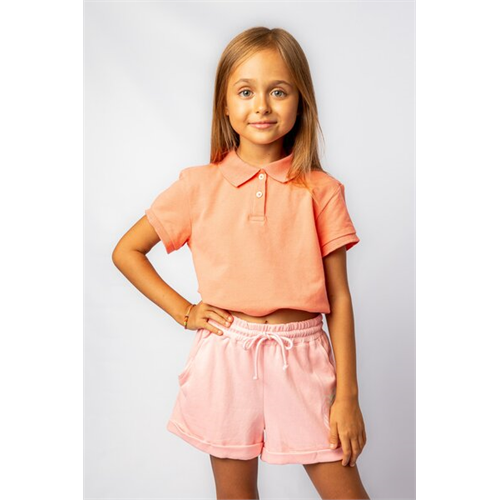 Pinkabelle Girls Orange Polos