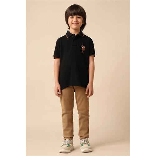 Us Polo Boys Graphic Brand Printed Polo Shirt