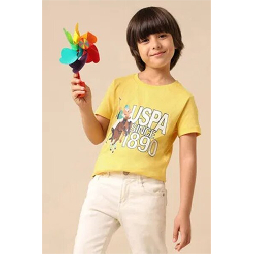 Us Polo Boys Graphic Brand Printed Regular Fit T Shirt