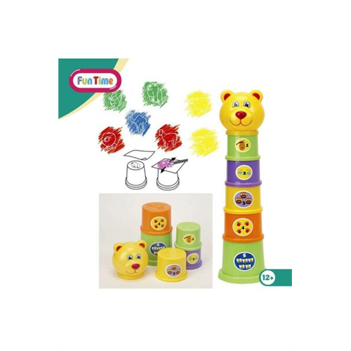 Funtime Teddy Jumbo Stacking Cups