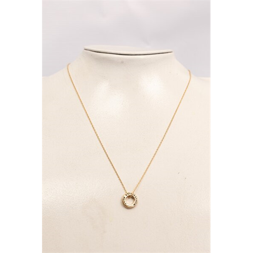 Backstage Gold Detailed Pendent Necklace