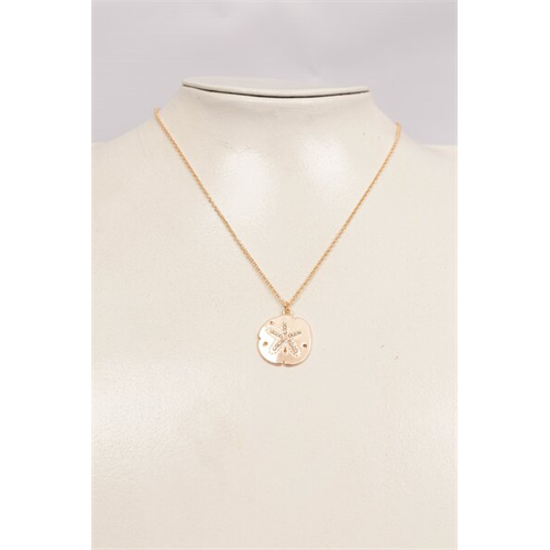 Backstage Gold Detailed Pendent Necklace