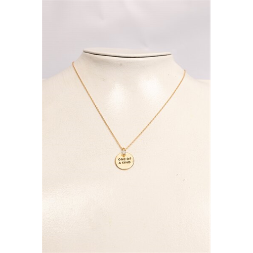 Backstage Gold Detailed Pendent Necklace