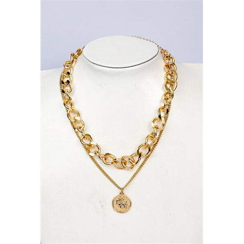 Backstage Gold Layered Necklace
