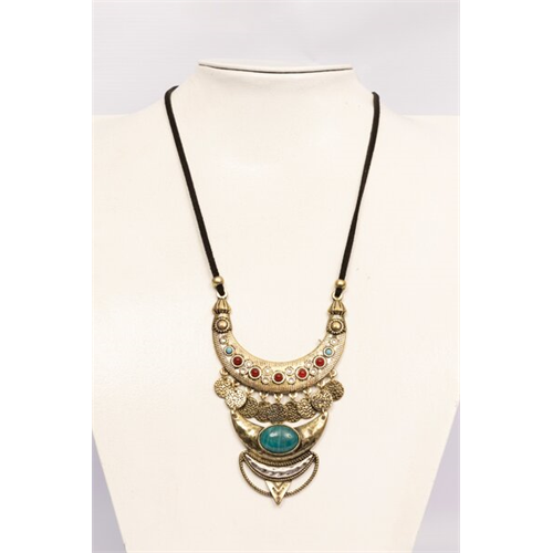 Backstage Multi Ethnic Detailed Necklace