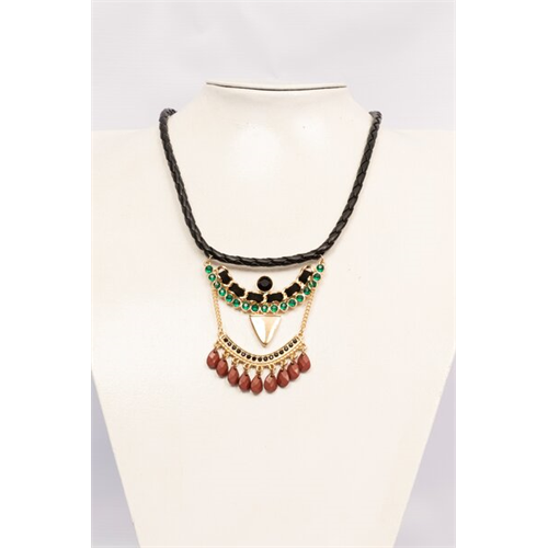 Backstage Multi Ethnic Detailed Necklace